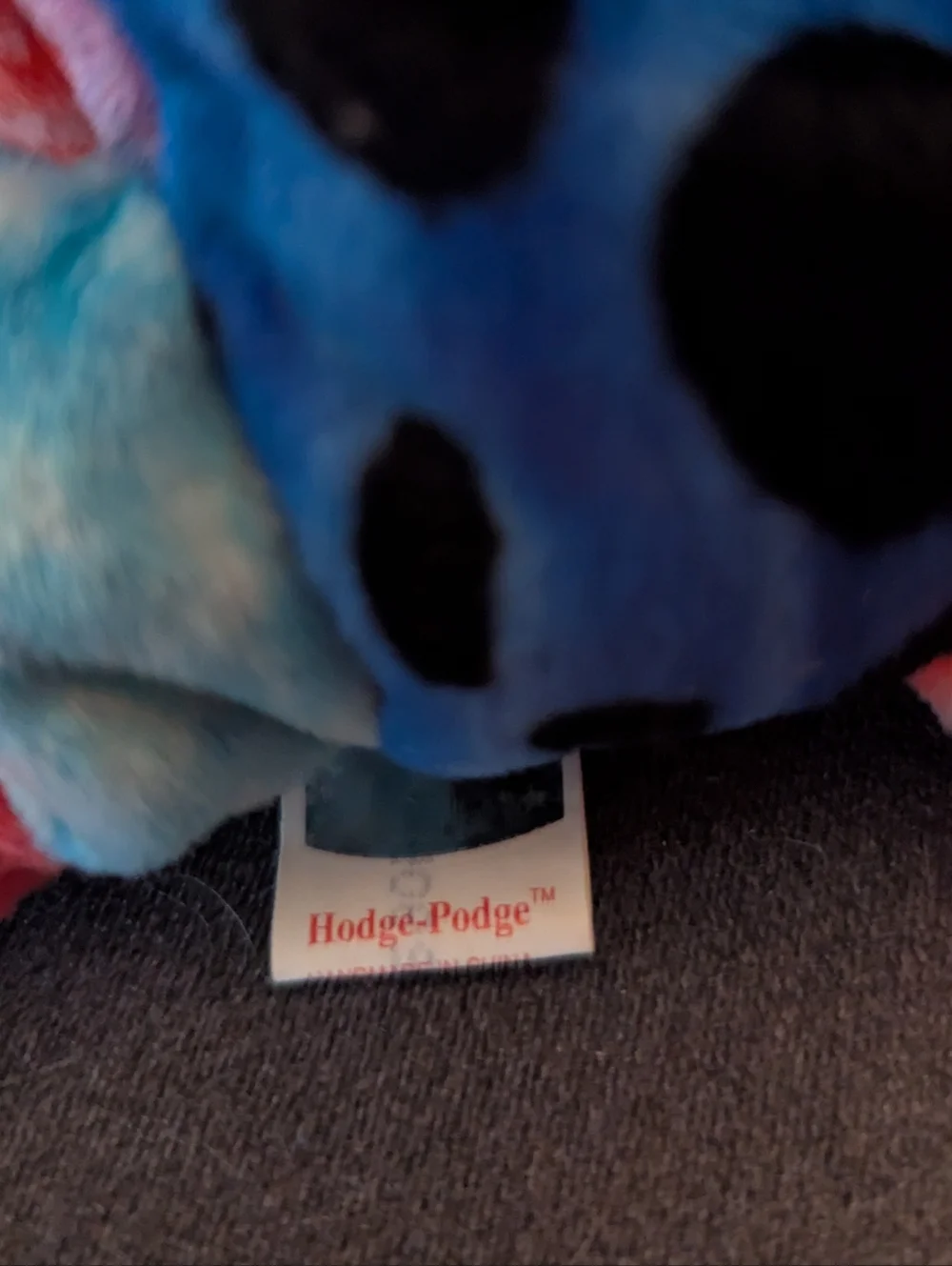 Ty Beanie Baby Hodge-Podge the Dog - 2002 Retired Rare Multi-Color Patchwork - Picture 7 of 10